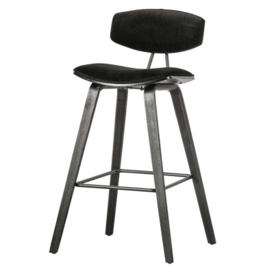 Aksamitne krzesło barowe Senn firmy De Eekhorn